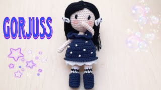 👧 GORJUSS AMIGURUMI  TUTORIAL PASO A PASO  PRIMERA PARTE 👧 [upl. by Eerahs544]