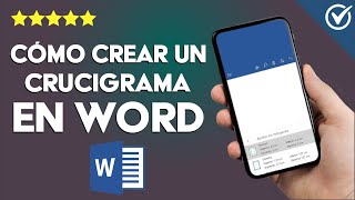 ¿Cómo Crear un Crucigrama en un Documento de Word  Guía Creativa [upl. by Nadabb]