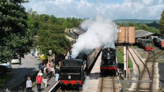 South Devon Railway At Buckfastleigh  Beautiful British Countryside [upl. by Reidid]