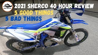 2021 Sherco Review  Five Good Things Five Bad Things [upl. by Javler]