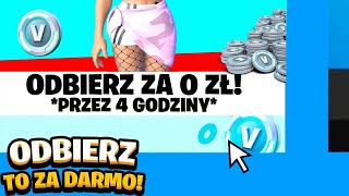 ODBIERZ TO ZA 0 ZŁ TERAZ PRZEZ 4 GODZINY w FORTNITE [upl. by Einnoc]