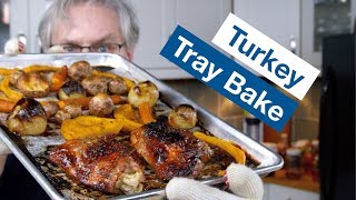 🔵 Glens Easiest Turkey Dinner  Tray Bake Turkey [upl. by Arahas436]