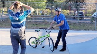 DESTROYING A KIDS BIKE amp GIVING HIM A BRAND NEW ONE [upl. by Calypso]