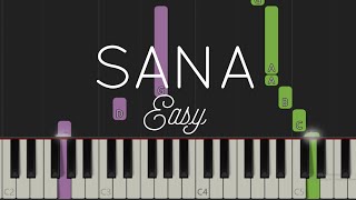 Sana  I Belong To The Zoo  Easy Piano Tutorial [upl. by Idolem]