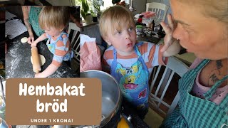 Billigt Hembakat Bröd Under 1 SEK Plus lite mealprepp [upl. by Nyrrad]