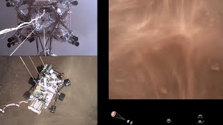 Perseverance Rover’s Descent and Touchdown on Mars Official NASA Video [upl. by Ailimac]