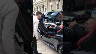 Billionaire gentleman getting out his exclusive Ferrari at Casino monaco luxury lifestyle fyp [upl. by Ennaer]