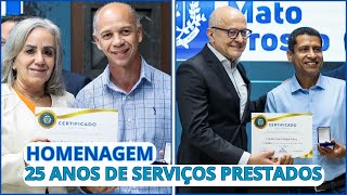 Servidores com 25 anos de serviços prestados ao Estado são homenageados pelo Governo de MT [upl. by Peggie]