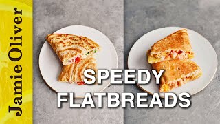 Speedy Flatbreads  Jamie Oliver  ONE  Monday 830pm Channel 4 UK [upl. by Cynthia]