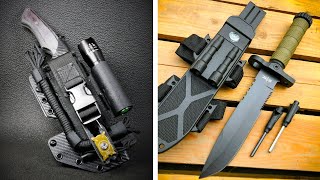 TOP 5 ULTIMATE SURVIVAL KNIVES ON AMAZON 2021 [upl. by Nnylannej266]