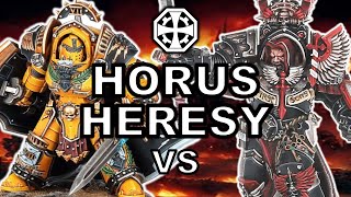 Dark Angels Vs Imperial Fists Horus Heresy Age Of Darkness 3k Battle Report [upl. by Gladwin421]