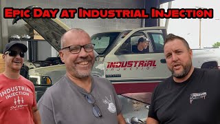 Dyno Run and Shop Tour industrialinjection Diesel Engines Fuel Injectors Turbos and Much More [upl. by Beebe]