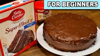 How To Make a Cake with Betty Crocker Cake Mix [upl. by Zales]