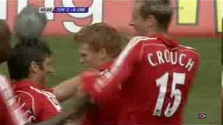 John Arne Riise amazing goal  Liverpool v Chelsea [upl. by Aicekan524]