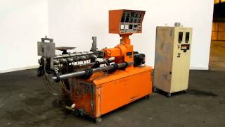 Used Leistritz 34mm CoRotating Twin Screw Extruder Model LSM3034 GL  Stock 43148001 [upl. by Schargel654]