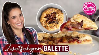 Saftige Zwetschgen Galette ein schneller Herbstgenuss [upl. by Jackson]