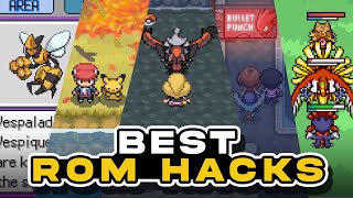 BEST POKEMON ROM HACKS AND FAN GAMES 2023 GBA NDS and MORE [upl. by Ilan]