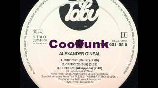 Alexander ONeal  Criticize Special 12quot Remix [upl. by Giraldo]