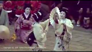 Japanese dance of beautiful GEISHA 美しい芸者の舞踊 [upl. by Chery]