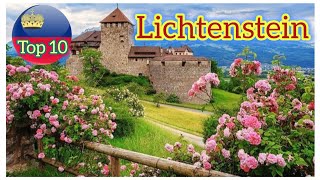 Top 10 Must Visit Spots in Liechtenstein 🇱🇮  travel trending viral [upl. by Farland]