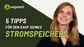 Stromspeicher im Eigenheim  5 Tipps für den Kauf deines Batteriespeichers [upl. by Atinar273]