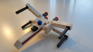 XWing Lego Microscale Tutorial [upl. by Varney]