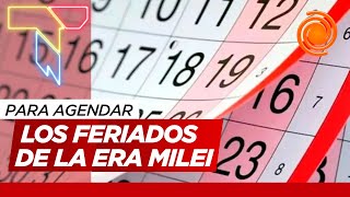 Calendario de feriados 2024 cuántos findes largos habrá y cuál será el quotsuper feriadoquot de seis días [upl. by Ahsatsan]