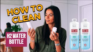 How to Clean Hydrogen Water Bottle Generator [upl. by Odnamra]