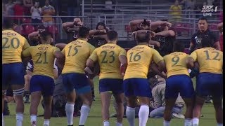 Brazil responds to the Haka Brazil vs Māori All Blacks 18 [upl. by Ellenoj911]