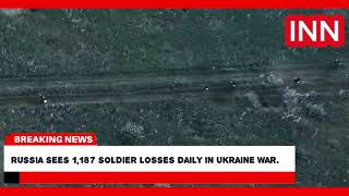 Russia Faces 1187 Daily Soldier Losses in Ukraine  Volunteers Dying More Than Prisoners [upl. by Eanore]