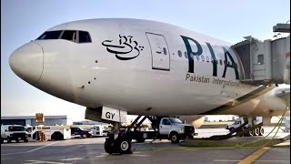 🇵🇰🇨🇦 PIA BUSINESS CLASS FOR 14 HOURS  KARACHI TO TORONTO  PK783  B777200LR  APBGY [upl. by Arihay]