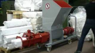 HEGER EPS Foam Compactor wwwfoamequipmentcom [upl. by Lorene]