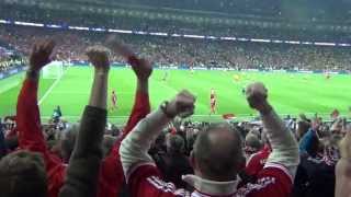 UEFA Champions League Final 2013  Arjen Robben after his beautiful goal in the 89 minute [upl. by Gnik]