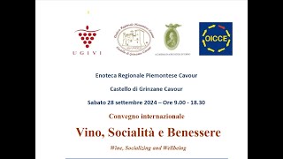 Convegno internazionale UGIVI Vino socialità e benessere [upl. by Madalena]