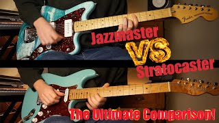 Jazzmaster VS Stratocaster  Which is better  Tone and Design Comparison [upl. by Jacquelyn]