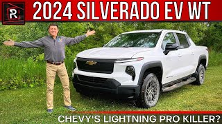 The 2024 Chevrolet Silverado EV WT Is A High Priced Electric Long Range Work Truck [upl. by Siron]