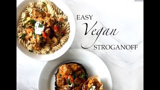 Easy Vegan quotBeefquot Stroganoff  Created for Natural Grocers [upl. by De]