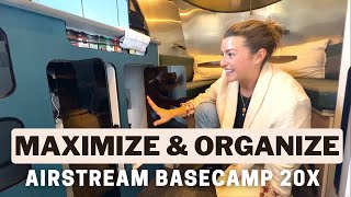 Airstream Basecamp 20X  Organization and Storage [upl. by Mccahill]