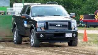 Ford F150 EcoBoost Debuts in Truck Pull [upl. by Hobard184]