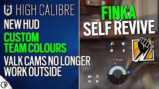 High Calibre Seasonal Changes Finka Self Revive New HUD  6News  Tom Clancys Rainbow Six Siege [upl. by Yllac]