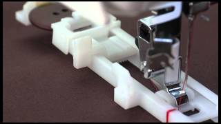 SINGER® 1Step Computerized Plastic Buttonhole Presser Foot Tutorial [upl. by Fogel]