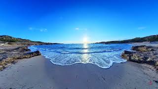 Magnifique coucher de Soleil panoramique sur la plage de stagnolu à Bonifacio en Corse du sud [upl. by Ethan644]