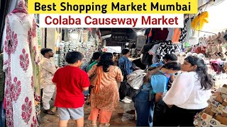 Colaba Causeway Market 2024  Colaba Causeway Market Mumbai  Best Shopping Market Mumbai [upl. by Borlow264]