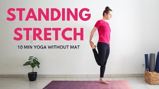 10 min Standing Yoga Stretch  Yoga Without Mat  Yoga Break [upl. by Marilou]