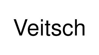 How to Pronounce Veitsch Austria [upl. by Gordie265]