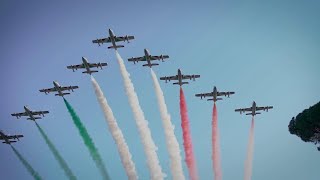 Piazza di Siena lItalia vince la Coppa delle Nazioni le frecce tricolori volano sulla Capitale [upl. by Air]