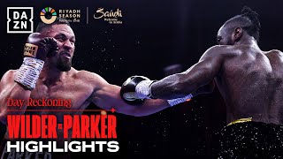 STUNNER  Deontay Wilder vs Joseph Parker Fight Highlights [upl. by Atsugua]