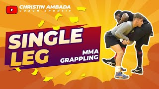 Comment RÉUSSIR un single leg PARFAIT en JJB Grappling ou MMA [upl. by Barbour]