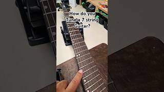 How do you tune a 7string guitar [upl. by Kiel]