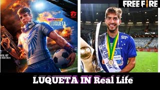 LUQUETA Real life  Luqueta Character real Free Fire  Luqueta Ability And Skill  Atra Gaming [upl. by Llehsor]